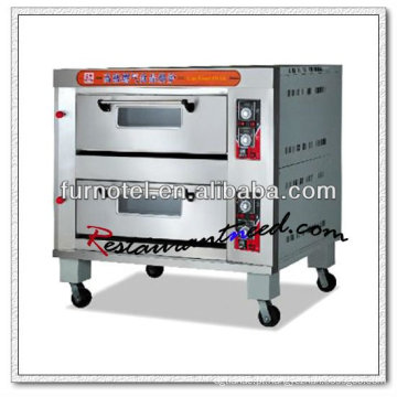 K553 Camadas duplas Time Controller Pão Gas Deck Forno